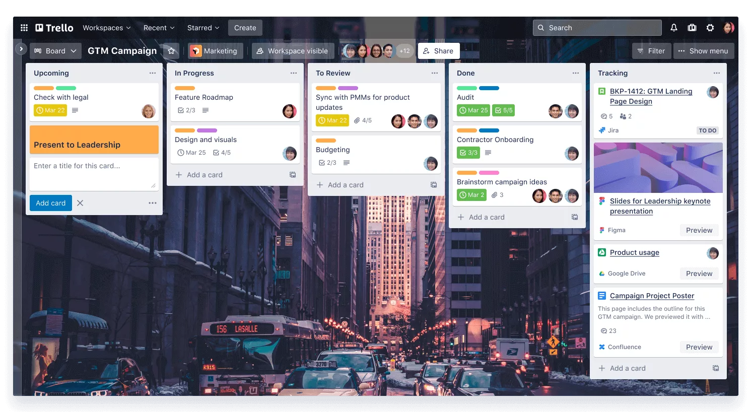 Trello 官方产品页主图